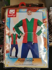 Mens Adult Garden Gnome Dwarf Elf Fancy Dress Costume Pantomime Book Day Medium 