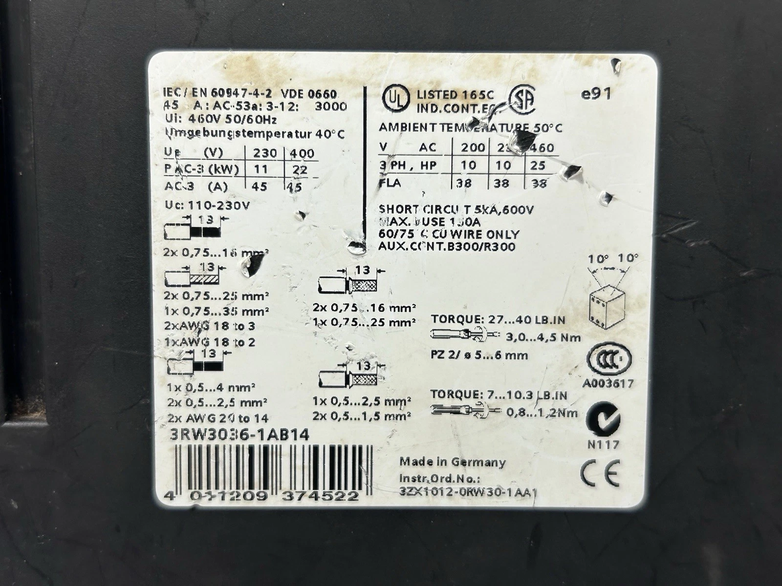 SIRIUS Soft Starter | Motor Control Device