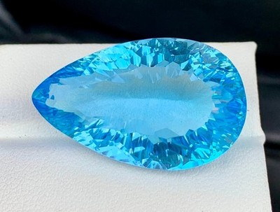Blautopas - 57. 94 ct. International Colored Gemstone Association (ICA GemLab)
