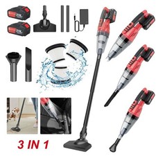Cordless Vacuum Cleaner 3 in 1 Rechargeable Lightweight Stick Vacuum Cleaner LED