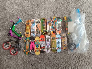 Pacchetto Finger Skateboard Vintage Tech Deck Fingerboards scooter e bmx