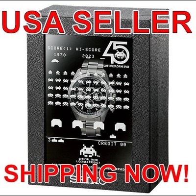 SEIKO Space Invaders 45th Anniversary Limited Watch 1978 Rare