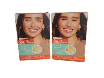Sally Hansen Extra Strength Bleach Cream for Facial Hair & Body Hair 2 PACKUNGEN LOT