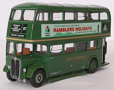 EFE 10121F AEC Regent RT Doppeldeckerbus - Ramblers Holidays Ltd - Route 97