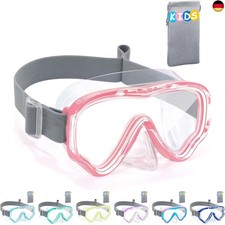 Vvinca Taucherbrille Kinder mit stoffband, Schwimmbrille Kinder für Jahre 