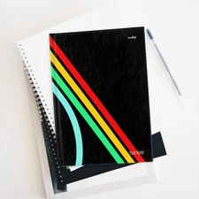 Arc Raiders Personalized Ruled Black Journal Matte for Gamers and Console Player