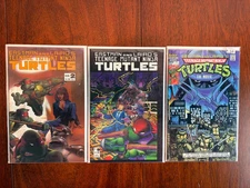 TMNT EASTMAN and LAIRD NINJA TURTLE COMIC BOOK LOT #2 3RD PRINT, #9, THE MOVIE
