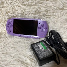 Sony PlayStation Portable PSP-3000 Lilac purple Console charger Tested Japan
