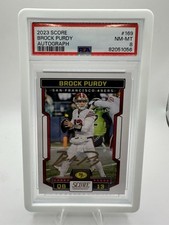 2023 Score Brock Purdy Autograph Pop 1 non Higher
