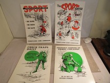 Vintage PENNA PA Game Com Hunting Posters NOS set of 4