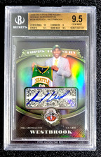 BGS 9.5 2008-09 RUSSELL WESTBROOK RC AUTO TOPPS TREASURY ROOKIE REFRACTOR G6462