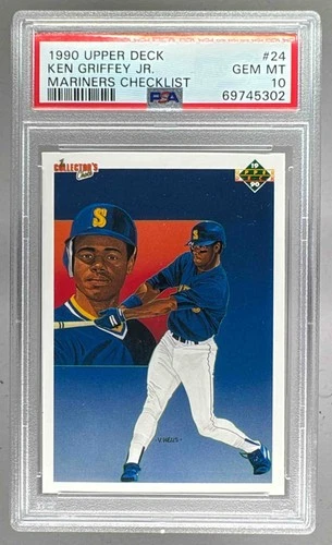 69745302 Ken Griffey Jr 1990 Upper Deck #24 PSA 10