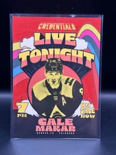 2023-24 Upper Deck Credentials Live Tonight Cale Makar #LT-8 READ 0p9b