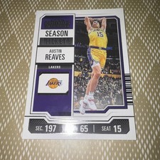 2023-24 Panini Contenders - Austin Reaves #15 Game Ticket Green