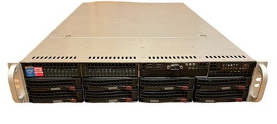 Supermicro CSE-825 2U 8-Bay Rack Server   Intel Core i3-4130, 16 GB DDR3 ECC, 13