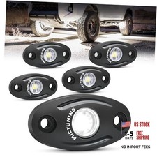 4 Pods Pure White Rock Lights Kit - IP68 Waterproof, regular version 4 pods