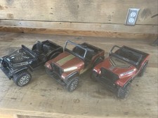Vintage Tonka Jeep Lot Laredo, Gold Digger And Golden Eagle. 1980 s