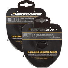2 Pack Jagwire Elite Ultra-Slick Shift Cable - 1.1 x 2300mm, Polished Stainless