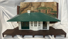 Plasticville RS-8 O/S Gauge Passenger Station Snap Kit With Box