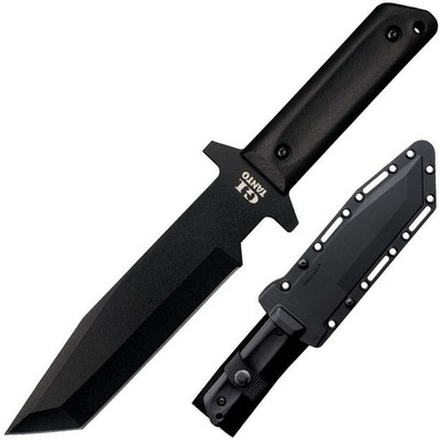 Cold Steel 80PGTK G.I. Tanto Fixed Knife 7.00'' 1055 Carbon Plain Edge Blade,