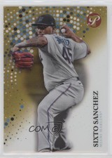 2022 Topps Pristine Gold Refractor 17/50 Sixto Sanchez #58 s7f