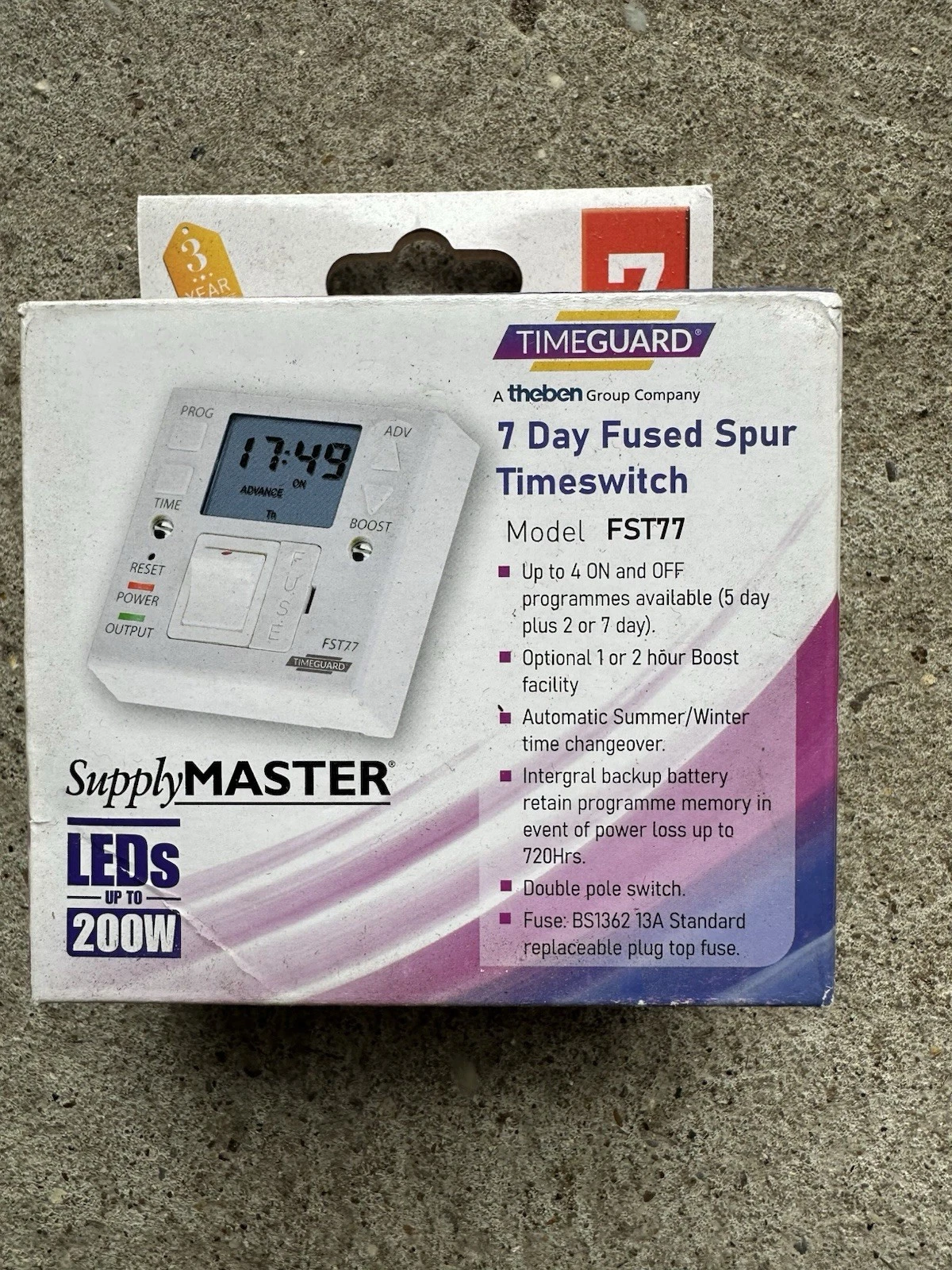 Timeguard FST77 7-Day Fused Spur Timeswitch