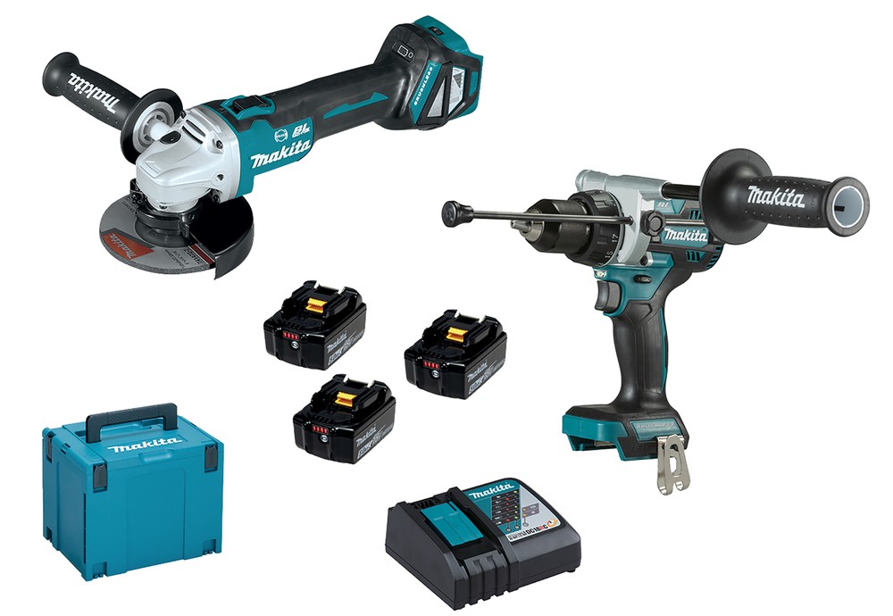 Аккумулятор ударных инструментов Makita DLX2435TJ Smerigliatrice Trapano Avvitator 18V 204190₽