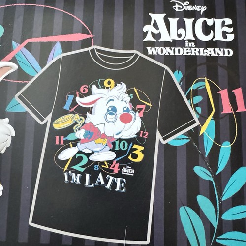 WHITE RABBIT Funko POP! TEE * Alice In Wonderland T-SHIRT Men's MEDIUM M Sealed - Picture 2 of 4