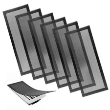 6 Pack Floor Vent Covers 4"x10" Magnetic - Air Vent Filters Mesh Screen Dust Fil