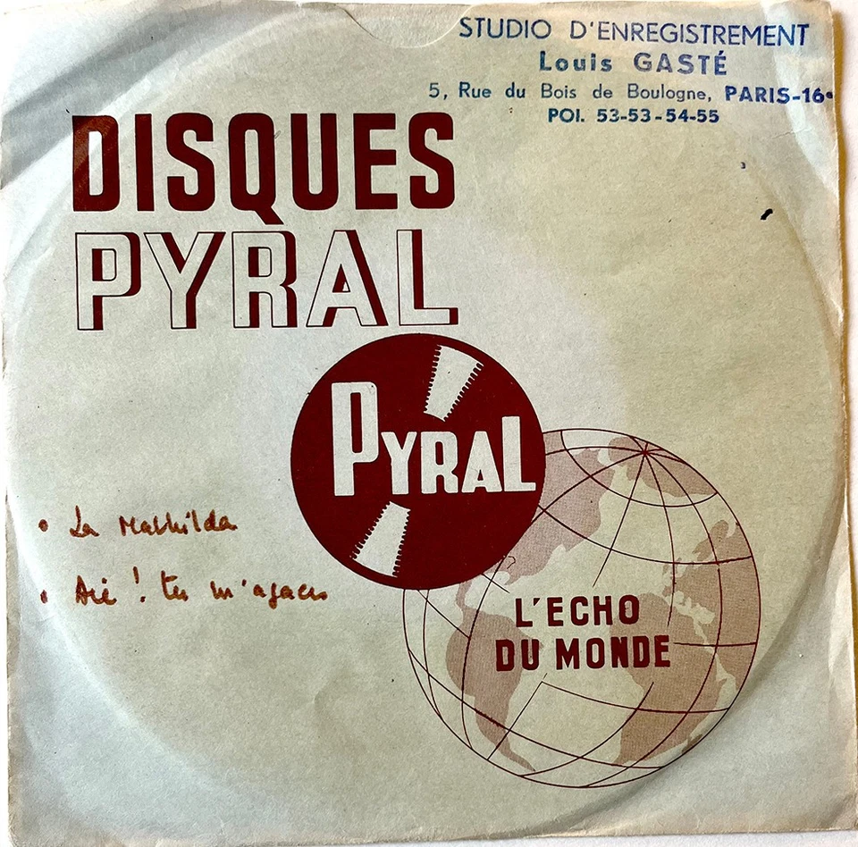 Jeanne Moreau 7" Acetate 1966 La Mathilde - Aie Tu M'Agaces - Image 3 of 4