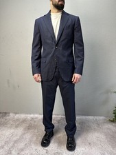 Suitsupple Men  s  Napoli  Suits 2 Piece Blazer Pants Navy Blue Size 50/M