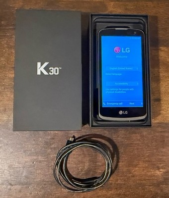 LG K30 LG LM-X410ULML Android Tracfone 16GB Cell Phone Unlocked Black w/ Box