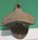 Vintage Coca Cola Wall Mount Bottle Opener STARR X PAT 1925 Brown co.