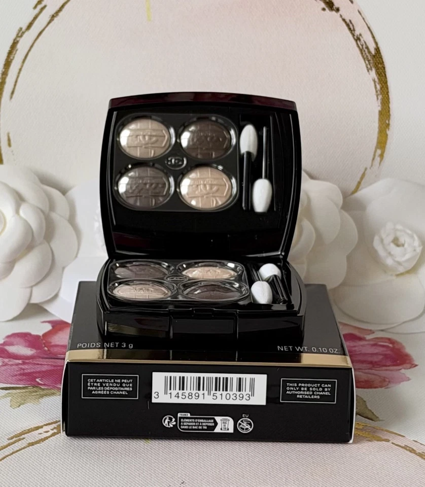 CHANEL LES 4 OMBRES Paleta de Sombras de Ojos 39 OMBRE D'OR y Bolsa de Regalo - 2026 Vacaciones NUEVO - Imagen 4 de 4
