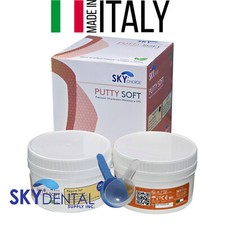2 x 300 ml REGULAR SET Dental Putty PVS VPS Impression Material Mint Base