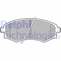 Delphi LP606 Bremsbelagsatz, Scheibenbremse FüR Hyundai KIA