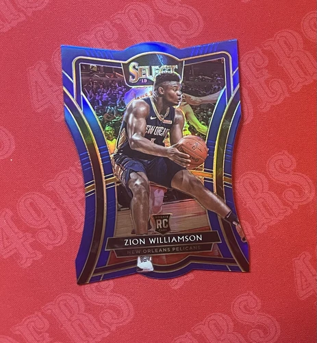 2019 Panini Select Premier Level Blue Prizm /249 Zion Williamson #199 Rookie RC