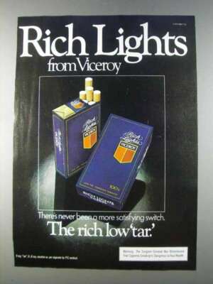 1985 Viceroy Cigarettes Ad - Where You Find It