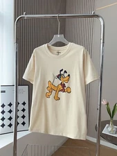 NWT COACH  Women’s  PLUTO  yellow  T-shirt  COTTON
