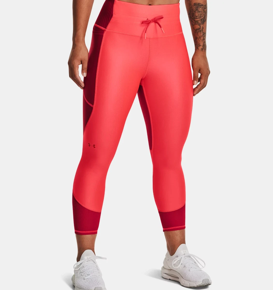 UNDER ARMOUR Women's Heat Gear No-Slip Waistband Ankle Leggings