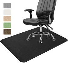 36x48" Office Home Desk Chair Mat Tile Hard Floor Protector Carpet Self-adhesive