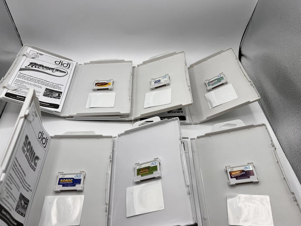 Lote de 6 Cartuchos de Juego Leap Frog Didj Learning Path Star Wars, Sonic, Indiana Foto 3 de 4