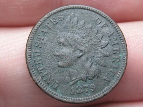 1879 Indian Head Cent Penny- XF Details