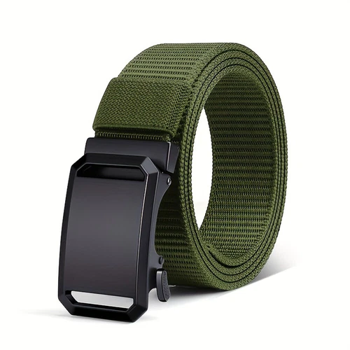 Unisex Stoffgürtel Nylon Canvas Arbeitsgürtel Automatik Gürtel - Bild 14 von 19