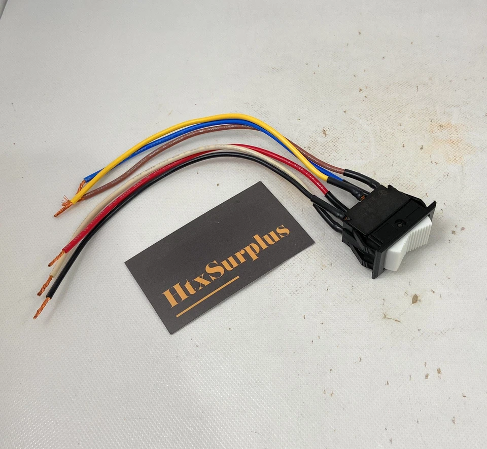 ☀️DPDT On-Off-On 3 Posições Balancim Interruptor de Alternância com Fio 6 Pinos 15A para Barco Carro Rv - Imagem 2 de 4