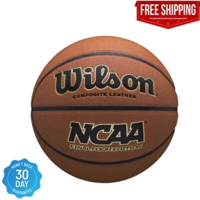 Wilson NCAA Final Four Edition Premium Leather Basketball Official Size 29.5" 7