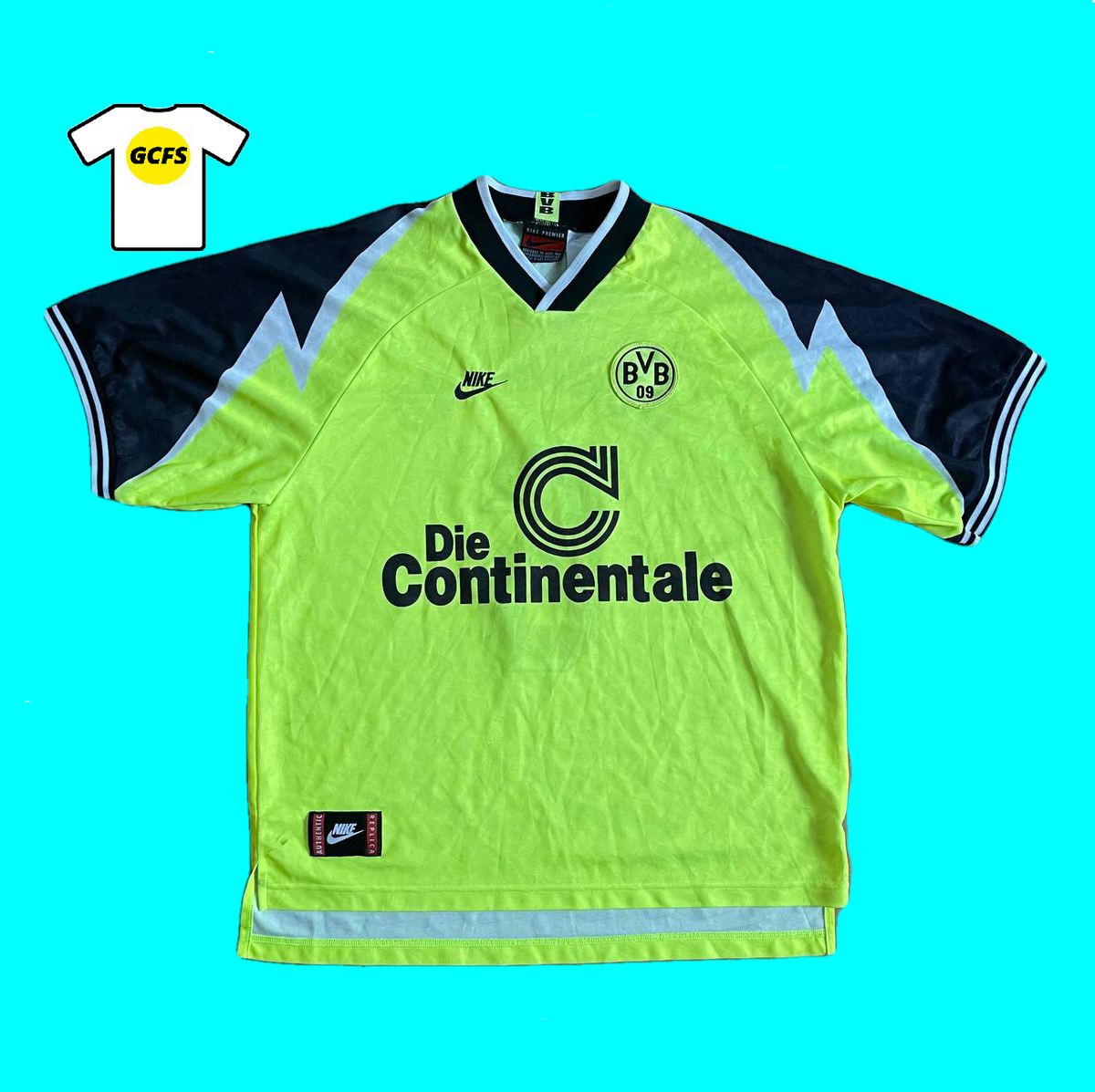 Borussia Dortmund Home Football Shirt 1995 – 1996 Matthias Sammer