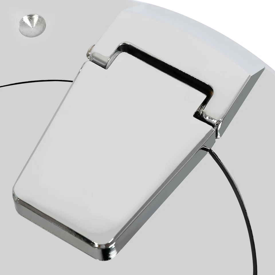 For Hummer H2 2003-2009 Locking Fuel Door Gas Tank Cap Cover Aluminum Chrome - Image 4 of 4