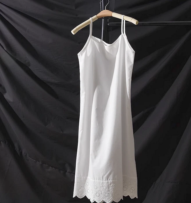 cotton full slips for under dresses Slip Regular Size 100% Women for sale Mid Century Modern Furniture fc:Category:SEASONAL PRODUCT Sleeveless This pure cotton slip Size:12 UK / 13 US