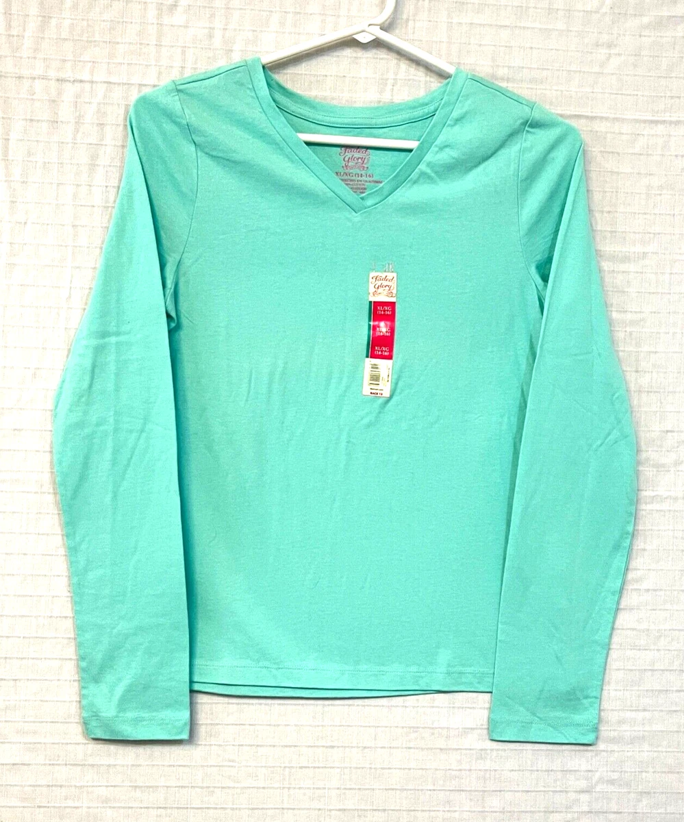 Faded Glory Girls' Long Sleeve Blue Tops & T-Shirts for sale | eBay